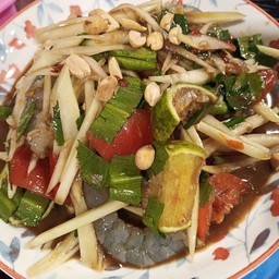 ตำกุ้งสด