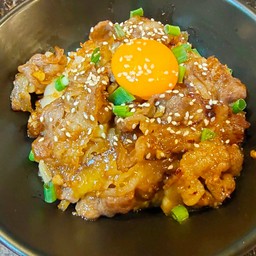 ข้าวหน้าเนื้อวากิว