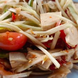บุญหลายไก่ย่างวิเชียรบุรี ส้มตำ อาหารอีสาน ปลาเผา