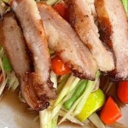 ตำคอหมูย่าง