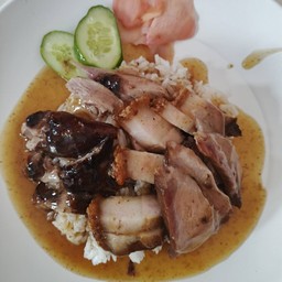 ข้าวหน้าเป็ด หมูแดง หมูกรอบ(เฉโป)