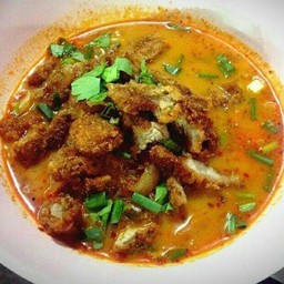 หมูทอดต้มยำ น้ำข้น