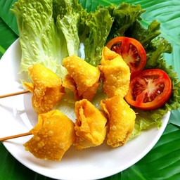 เกี๊ยวห่อไข่นก ทอด