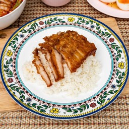 ข้าวหมูทอดติดมัน พิเศษ