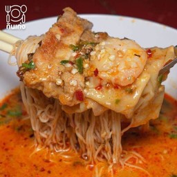 บะหมี่เกี๊ยวกุ้ง ต้มยำ
