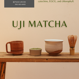 อูจิมัทฉะน้ำส้มคั้นสด