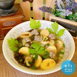 แกงจืด วุ้นเส้น+หมูสับ