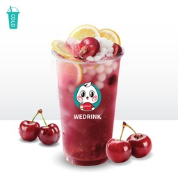 ชามะนาวเชอร์รี่มุกป๊อป