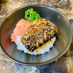 ข้าวหน้าปลาซาบะย่าง