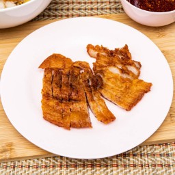 หมูทอดติดมัน ขีดละ