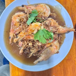 กุ้งราดซอสมะขาม