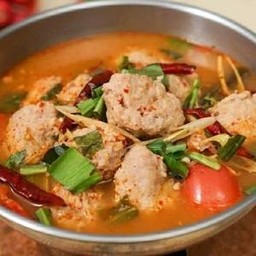 หมูเด้งต้มยำ น้ำข้น