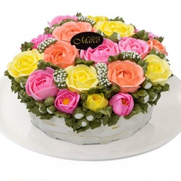 เค้กสวีทฟลาวเวอร์ วนิลา 6 นิ้ว (1 ปอนด์)