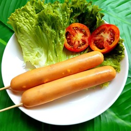 ไส้กรอก ไก่ชีส ทอด