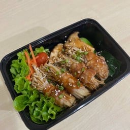 เห็ดออรินจิย่าง&ข้าวเทอริยากิ PP