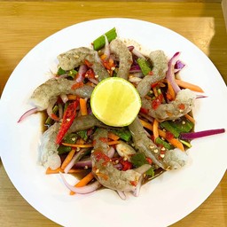 ยำกุ้งสด