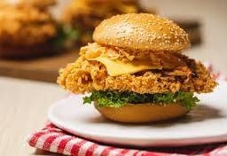 เบอร์เกอร์ไก่กรอบ