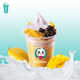 มะม่วงท็อปปิ้งซอฟต์เสิร์ฟ