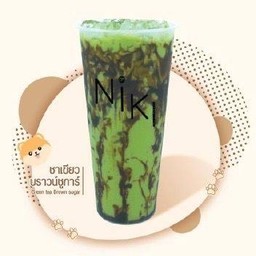ชาเขียวบราวน์ชูก้า