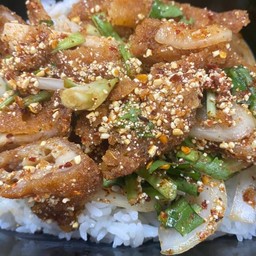 ข้าวยำไก่แซ่บอร่อยมาก