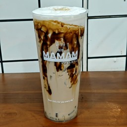 ชานมบราวชูก้า ไข่มุกลาวา