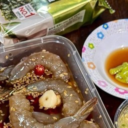 ร้านอะไรก็ดอง กาญจนบุรี กุ้งดอง&แซลม่อนดอง