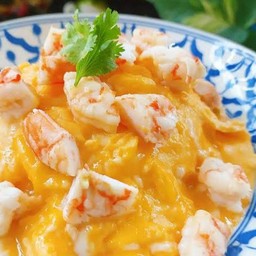 ข้าวไข่ข้นกุ้ง