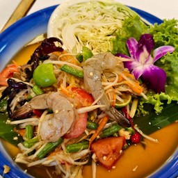 ตำกุ้งสด