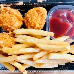 เฟรนฟราย&ชีสบอล(ซอสมะเขือเทศ)