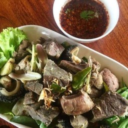 ลวกจิ้มเครื่องในเนื้อ.รวม