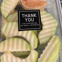 ฝรั่ง(พร้อมทาน) พริกเกลือสด-พริกเกลือลาว