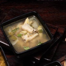 ข้าวซุปเปอรตีนไก่+ไข่เจียว