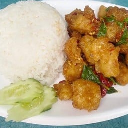 กระเพรากากหมู