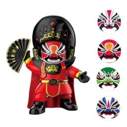 หน้ากากเสฉวน เปลี่ยนหน้า สีแดง