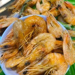 แมลงทอดร้านเขียว ตลาดบิ๊กฟู้ดอมตะฯ อมตะฯ