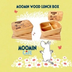 กล่องไม้ใส่อาหารลายสนัฟกิ้นมูมินแคมป์