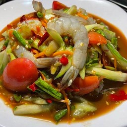 ตําแตงกุ้งสด