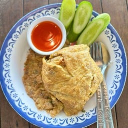 ข้าวไข่เจียวหมูสับ