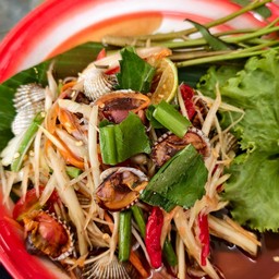 ตำหอยแครง