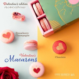 Macaron Set 12 pieces ( Chocolate & Strawberry )