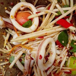 ตำปลาหมึก