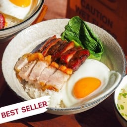 ข้าวหมูกรอบvsหมูแดงฮ่องกง