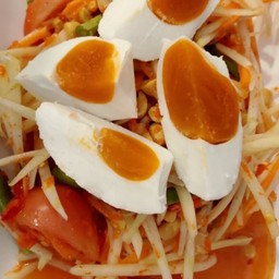 ตำไทยไข่เค็ม