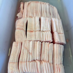 หมูสองชั้นสไลด์