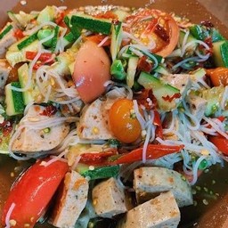 ตำซั่วแตงใส่หมูยอ