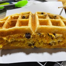 วาฟเฟิลลูกเกด ฝอยทอง