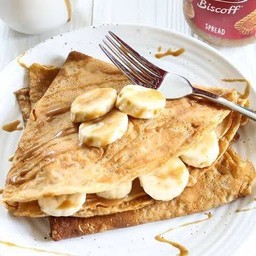 เครปกล้วยบิสคอฟ Banana Biscoff