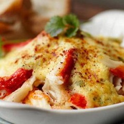 ALASKA KING CRAB SALAD WITH SAINT MARCELLIN