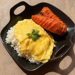 ข้าวสันใสไปซี่+ไข่ข้น