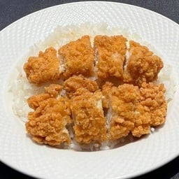 ข้าวสันในไก่ทอด( ซอสเกาหลี)